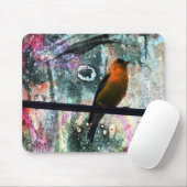 Goldfinch Grunge Mousepad (Mit Mouse)
