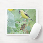 Goldfinch Grunge Mousepad (Mit Mouse)