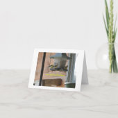 Goldfinch, hell und froh karte (Rückseite)