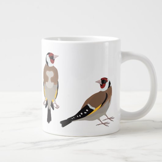 Goldfinch Jumbo-Tasse (Rechts)