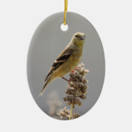 Goldfinch Keramik Ornament