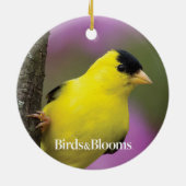 Goldfinch Keramik Ornament (Hinten)