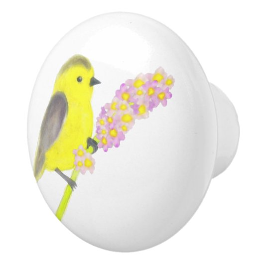 Goldfinch Keramikknauf (Rechts)