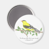 Goldfinch Magnet (Vorderseite/Rückseite)