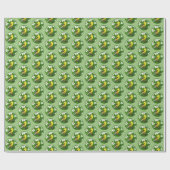 Goldfinch-Malerei - Niedliche Original-Hundeschich Geschenkpapier (Flach)