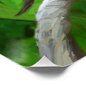 Goldfinch-Malerei - Niedliche Original-Hundeschich Poster (Ecke)