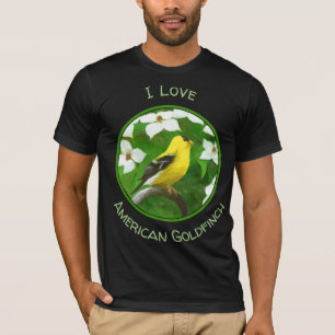 Goldfinch-Malerei - Niedliche Original-Hundeschich T-Shirt