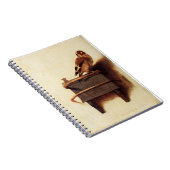Goldfinch Masterpiece von Carel Fabritius Notizblock (Rechte Seite)