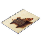 Goldfinch Masterpiece von Carel Fabritius Notizblock (Linke Seite)