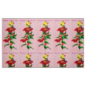 Goldfinch mit Herzstoff Stoff (Fat Quarter (45,7 x 55,9 cm))