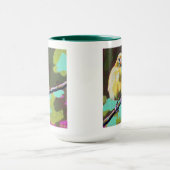 Goldfinch Painting - Gift for Bird Lovers Tasse (Zentrum)