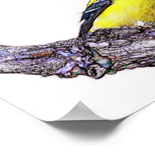 Goldfinch Poster (Ecke)