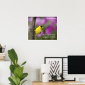 Goldfinch Poster (Heimbüro)