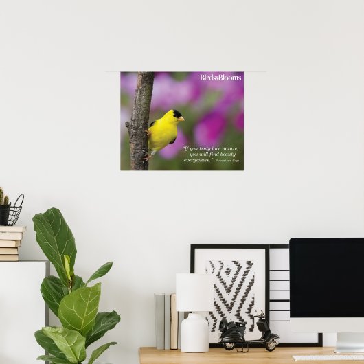 Goldfinch Poster (Heimbüro)