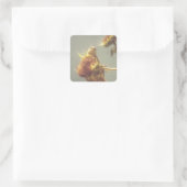 Goldfinch Quadratischer Aufkleber (Tasche)