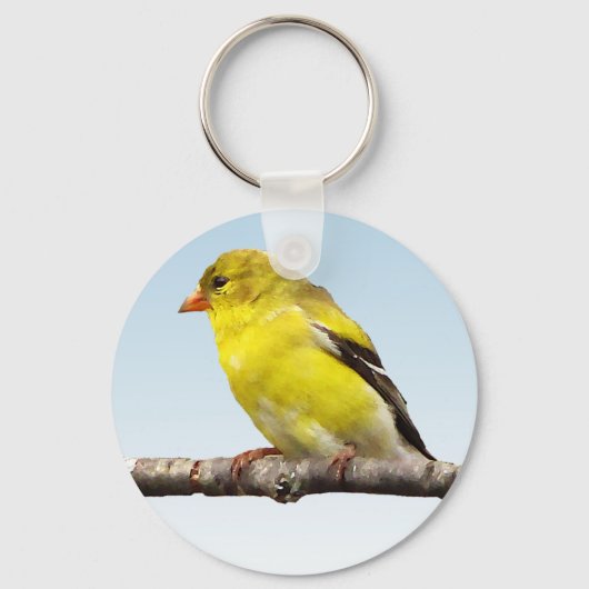 Goldfinch Schlüsselanhänger (Vorderseite)
