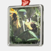 Goldfinch Silbernes Ornament (Links)