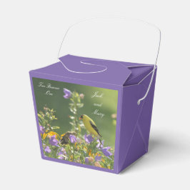 Goldfinch Spring Garden Wedding Geschenkschachtel