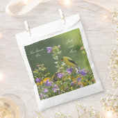 Goldfinch Spring Garden Wedding Geschenktütchen (Ausgeschnitten)