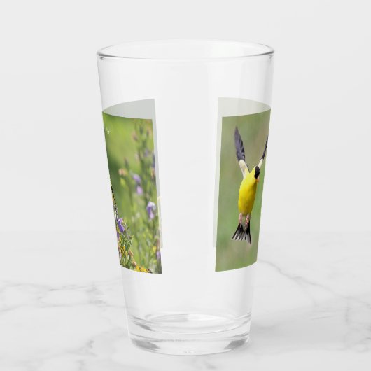 Goldfinch Spring Garden Wedding Glas (Links)