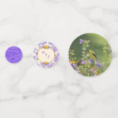 Goldfinch Spring Garden Wedding Konfetti (Vorderseiten)