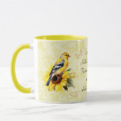 Goldfinch Tasse Bibel Verse nicht abscheuen (Links)