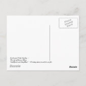 Goldfinch und Daylillies Print Postcard Postkarte (Rückseite)