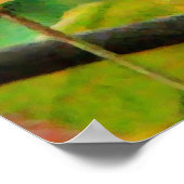 Goldfinch und Herbstleaves Poster (Ecke)