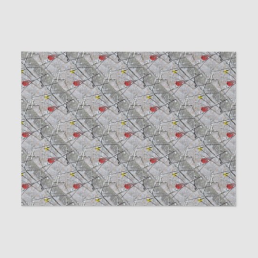 Goldfinch und Kardinal Seidenpapier (Vorderseite)