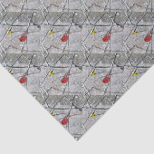 Goldfinch und Kardinal Seidenpapier (Ausschnitt)