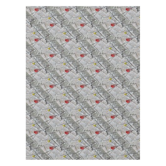 Goldfinch und Kardinal Tischdecke (Vorderseite)