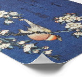 Goldfinch und Kirschbaum, c.1834, von Katsushika H Poster (Ecke)