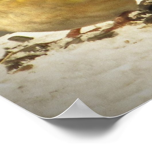 Goldfinch und Pine Siskin Poster (Ecke)