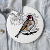 Goldfinch und Rose Button (Beispiel)