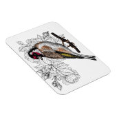 Goldfinch und Rose Magnet (Rechte Seite)