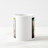 Goldfinch und Sonnenblumen Kaffeetasse (Mittel)