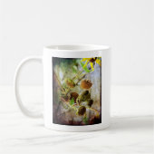 Goldfinch und Sonnenblumen Kaffeetasse (Links)
