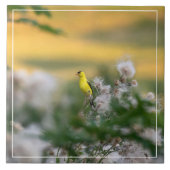 Goldfinch- und Thistle-Herbst Fliese (Vorderseite)