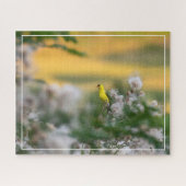 Goldfinch- und Thistle-Herbst Puzzle (Horizontal)