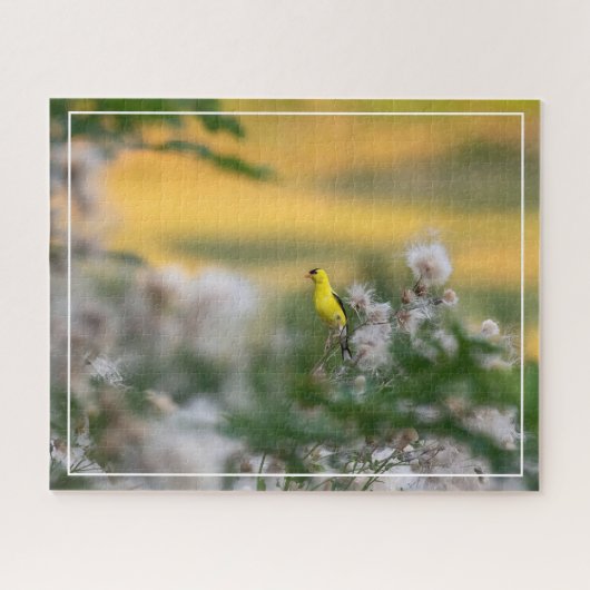 Goldfinch- und Thistle-Herbst Puzzle (Horizontal)