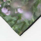 Goldfinch und wild lebende Blume Fleecedecke (Ecke)