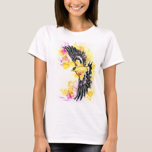 Goldfinch-Vogel-T - Shirt (Vorderseite)