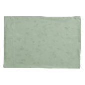 Goldfinch-Vögel und Blume grün Kissenbezug (Rückseite-Links)