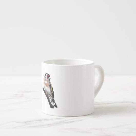 Goldfinch zeichnend espressotasse (Vorderseite Rechts)