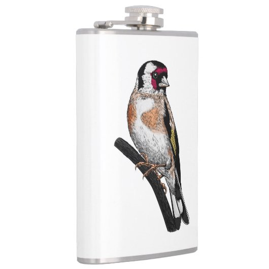 Goldfinch zeichnend flachmann (Rechts)