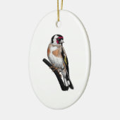 Goldfinch zeichnend Keramik Ornament (Links)
