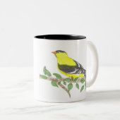 Goldfinch Zwei-Tone-Tasse Zweifarbige Tasse (VorderseiteRechts)