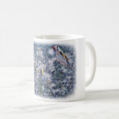 Goldfinches auf Disteln Kaffeetasse (VorderseiteRechts)