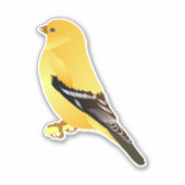 Goldfink-Aufkleber Aufkleber (Vorderseite)