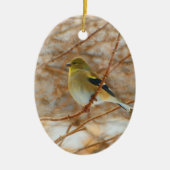 Goldfink Keramikornament (Vorne)